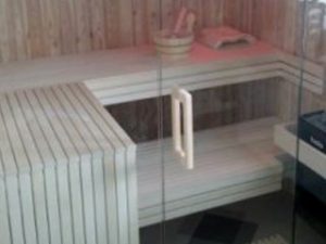 Container Wellnessoase mit Sauna